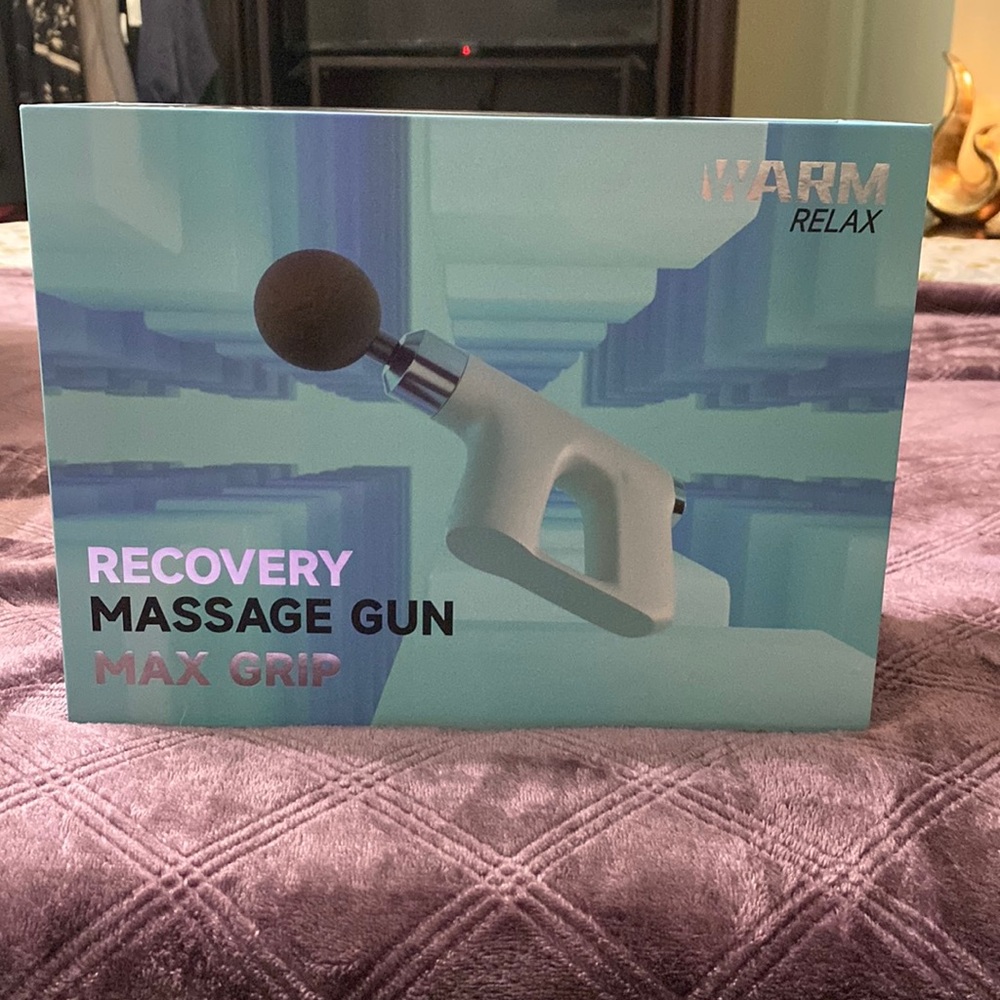 Recovery Massage Gun. Max Grip. New in box never opened.